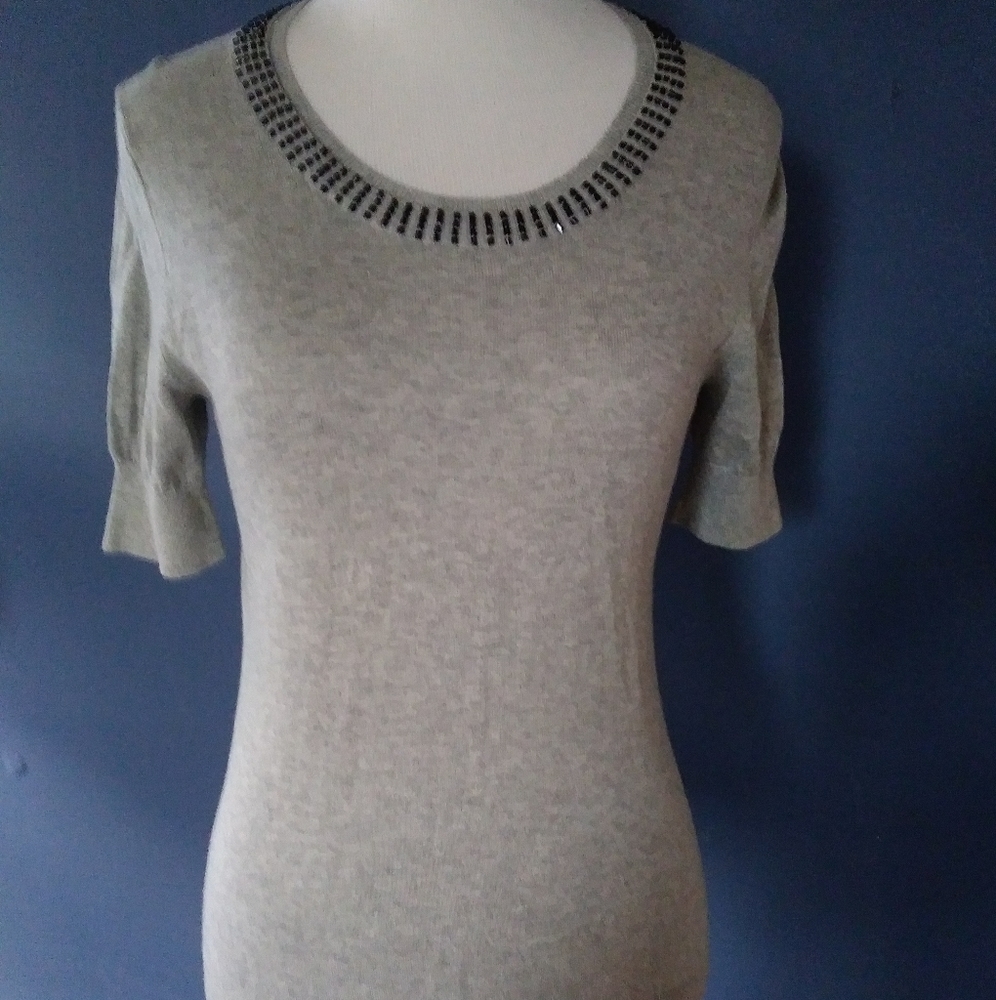 Banana Republic Silk/Cotton/Modal Shortsleeve Top